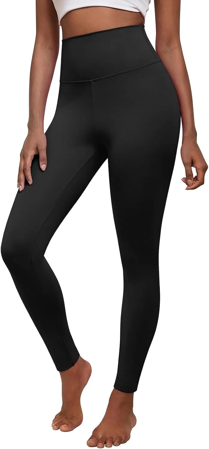 QIANXIZHAN Women's High Waisted Leggings, Thick Yoga Pants Soft Elastic Tummy Control for Workout Athletic