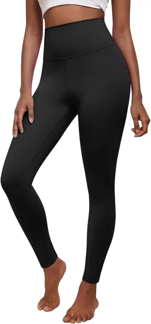 QIANXIZHAN Women's High Waisted Leggings, Thick Yoga Pants Soft Elastic Tummy Control for Workout Athletic