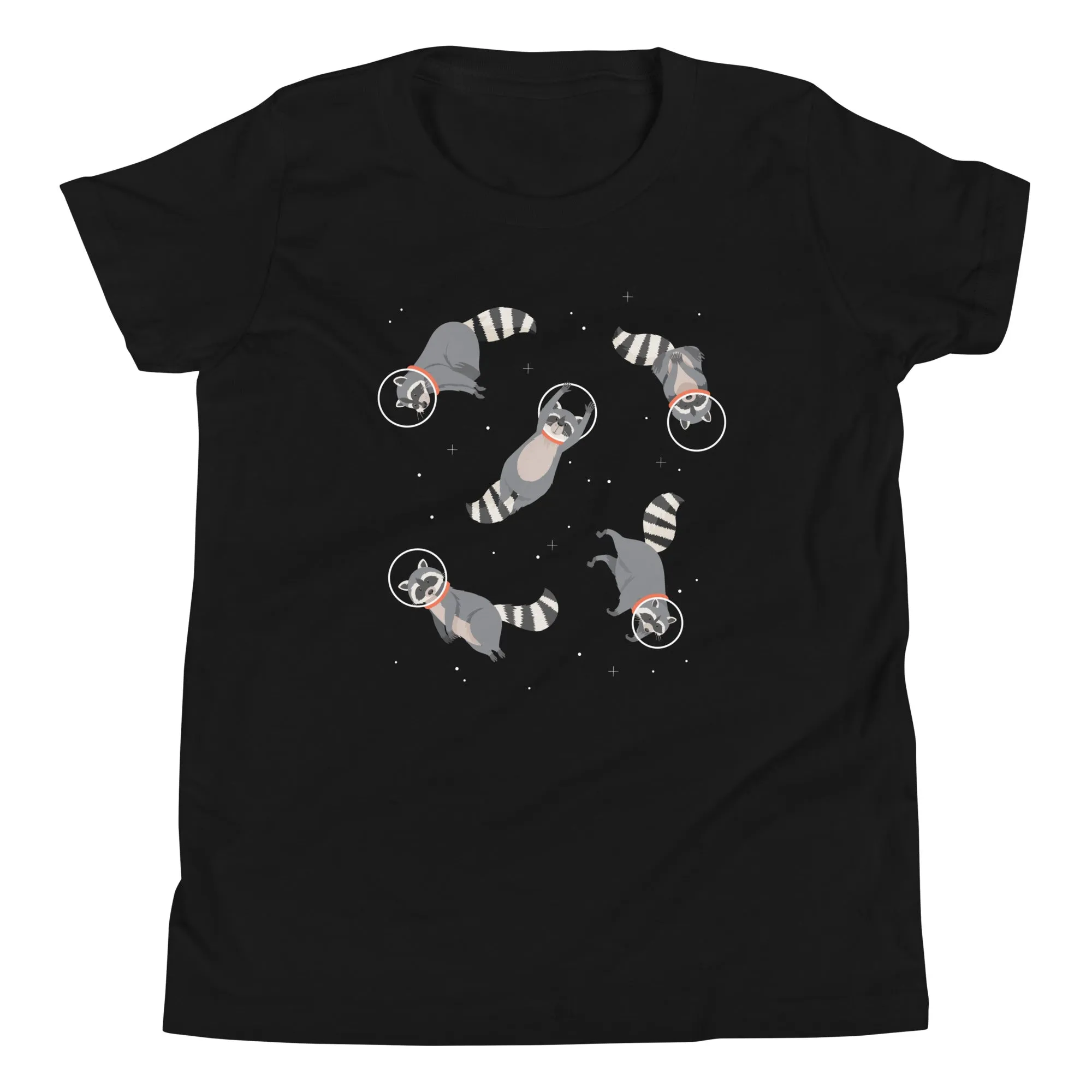 Raccoons In Space Kid's Youth Tee