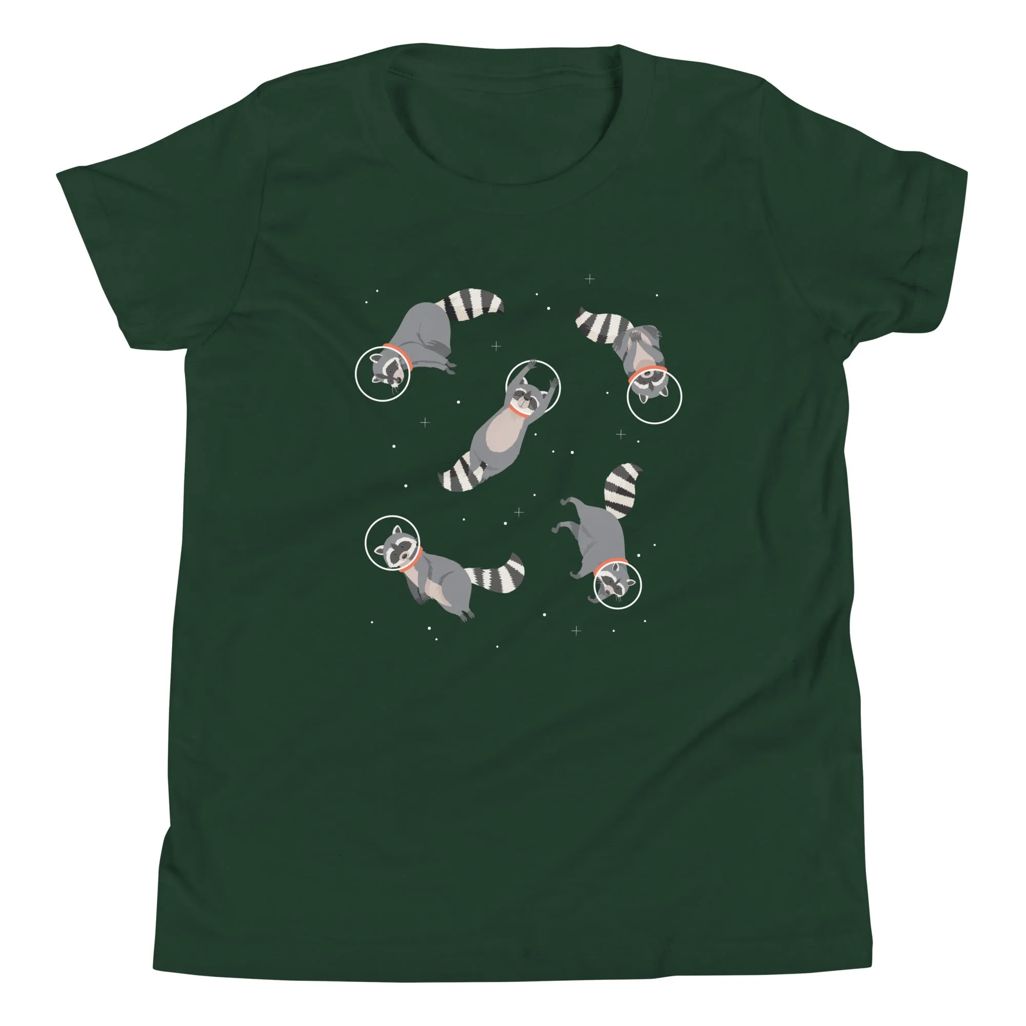 Raccoons In Space Kid's Youth Tee