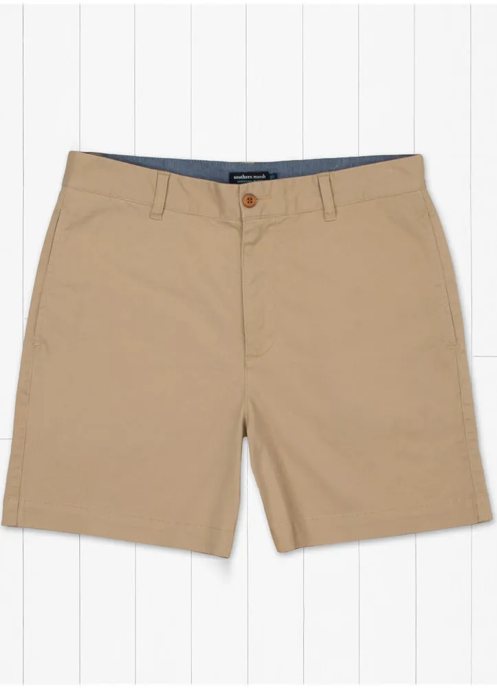 Regatta Stretch Short in Khaki  by Southern Marsh