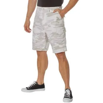 Rothco Colored Camo BDU Shorts / White Camo