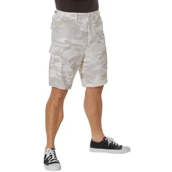 Rothco Colored Camo BDU Shorts / White Camo