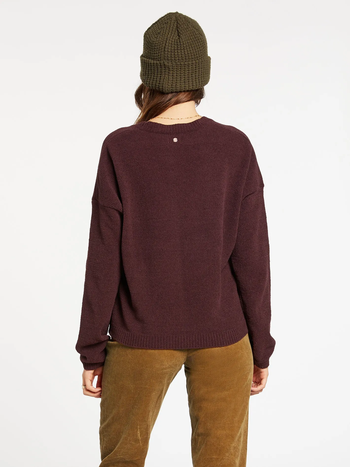 Stituations Sweater - Black Plum