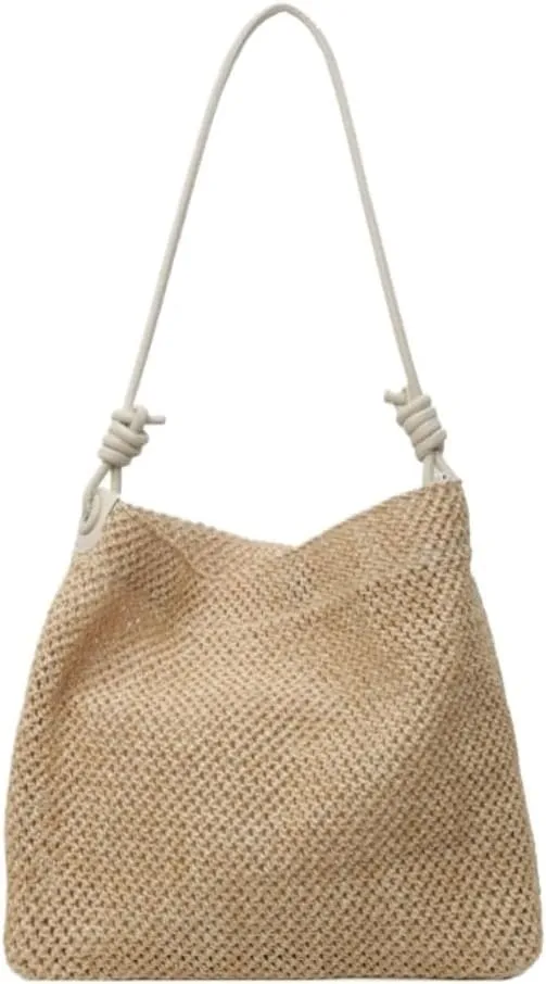 Straw Purse 2024 New Lazy Style Shoulder Bag Woven Tote Bag Korean Version Of The Forest Ins Bag Straw Purses