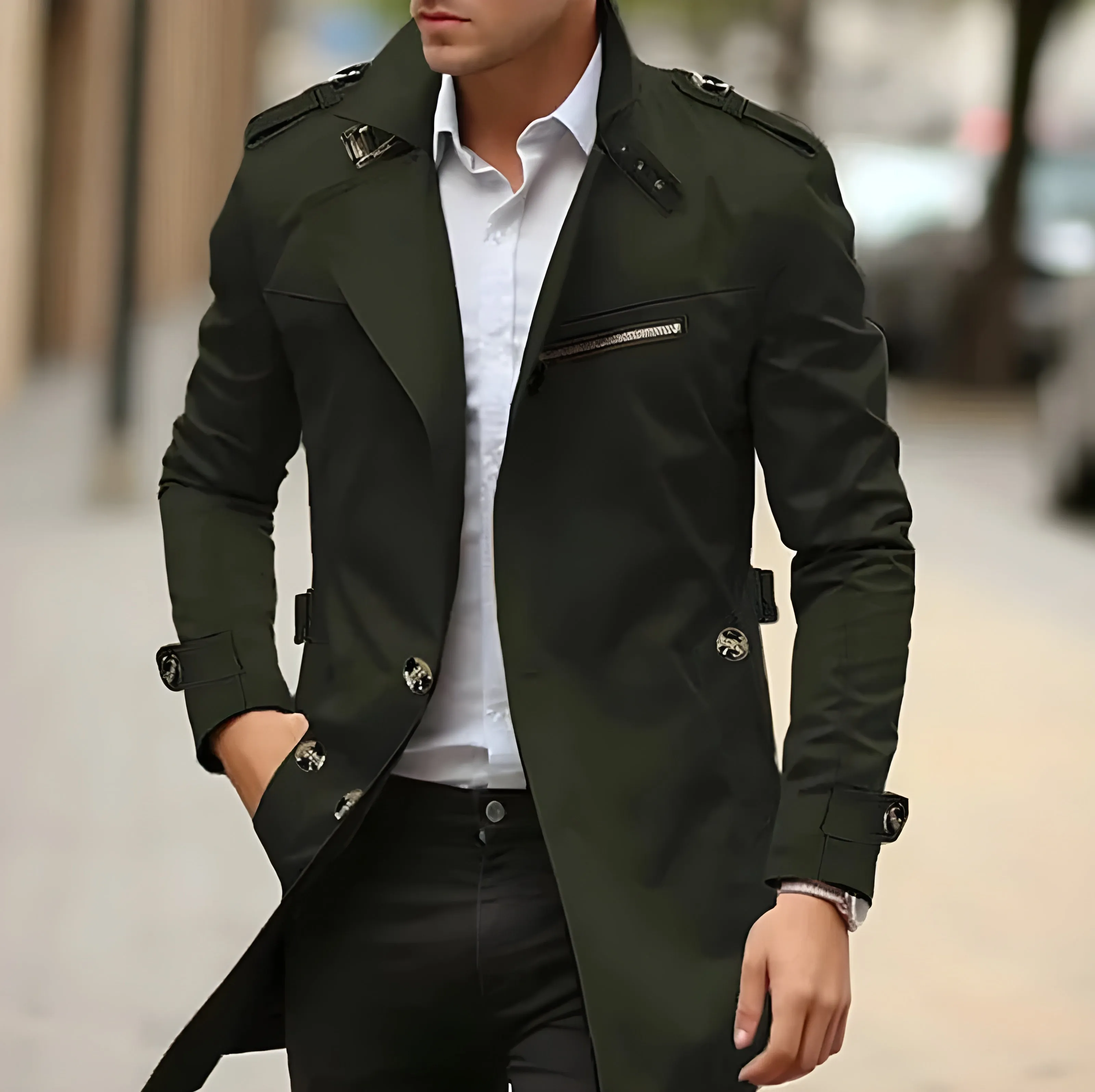 Sucre  Tailored Trench Coat