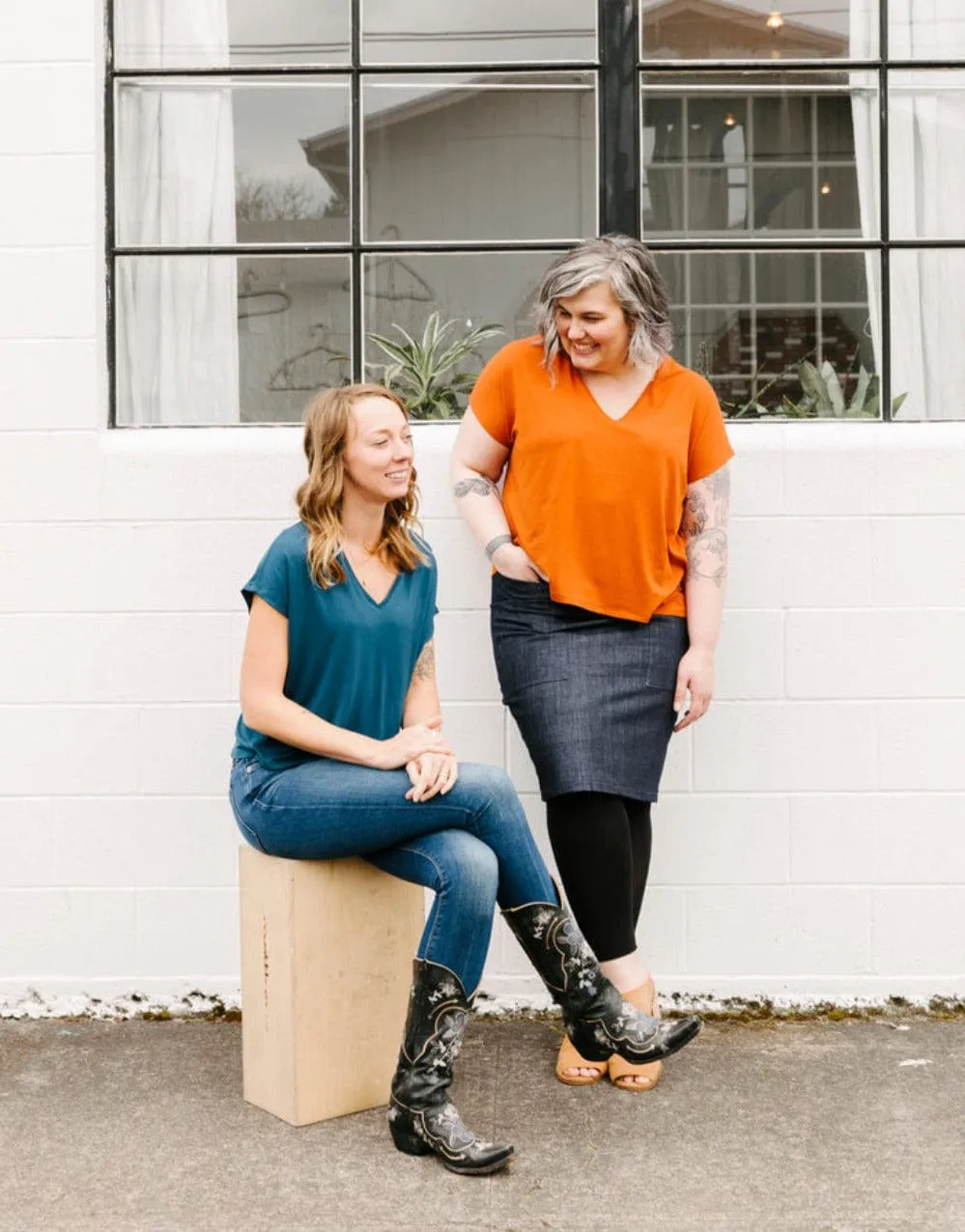 Tabor V-Neck Sewing Pattern, Sew House Seven