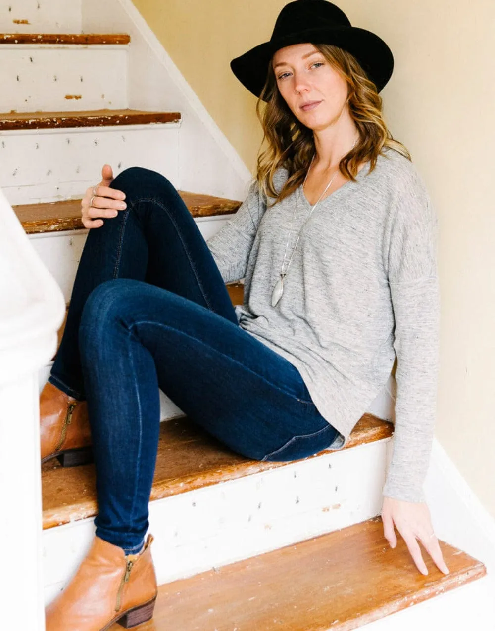 Tabor V-Neck Sewing Pattern, Sew House Seven