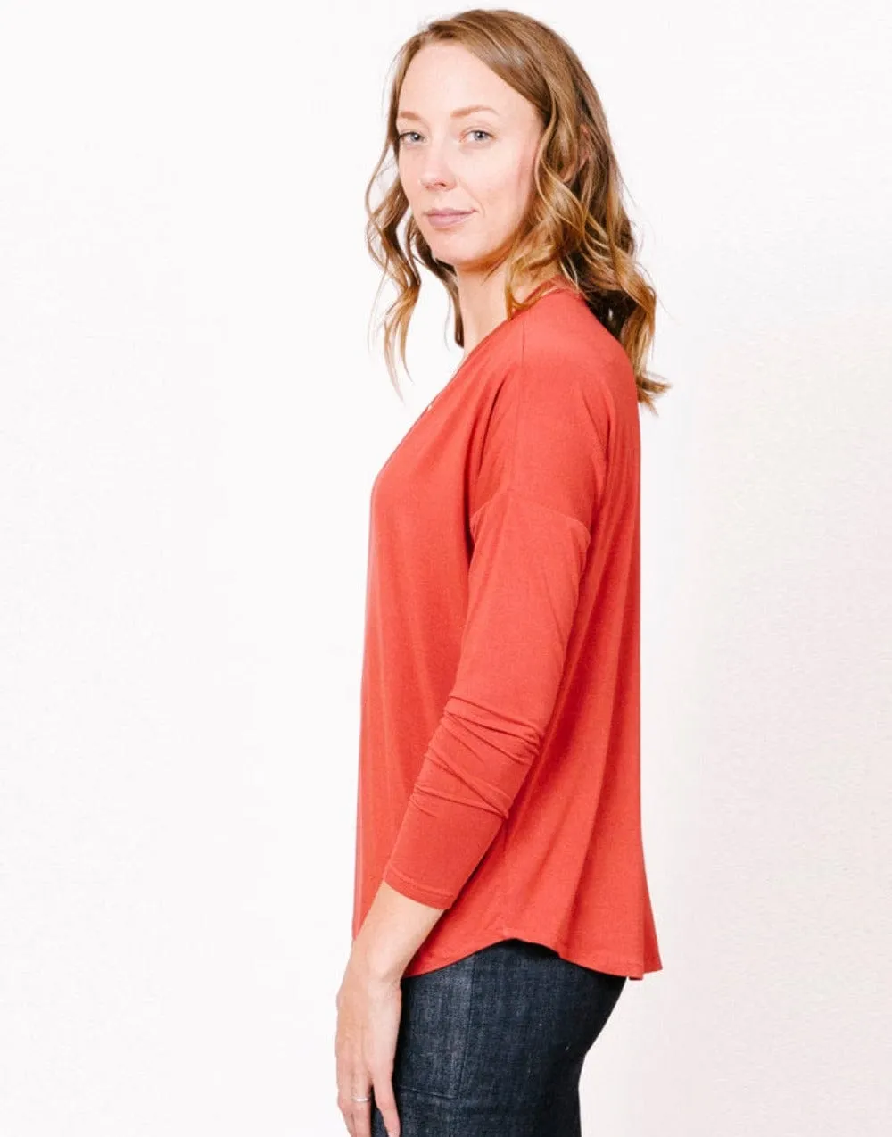 Tabor V-Neck Sewing Pattern, Sew House Seven