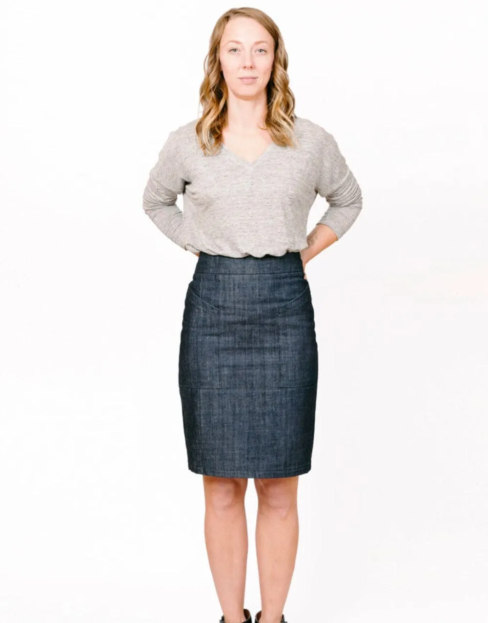 Tabor V-Neck Sewing Pattern, Sew House Seven