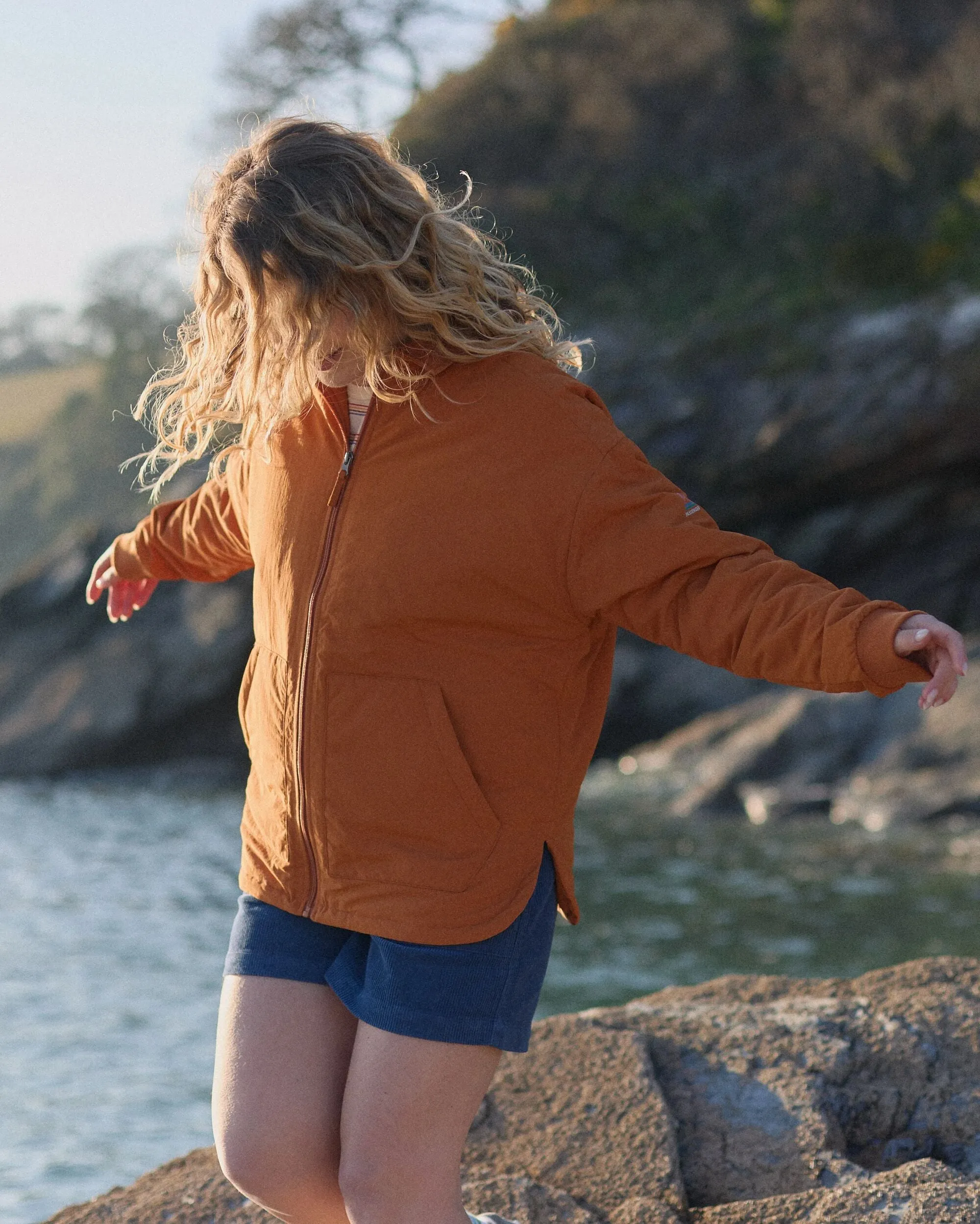 Tasi Recycled Insulated Jacket - Sunset Orange