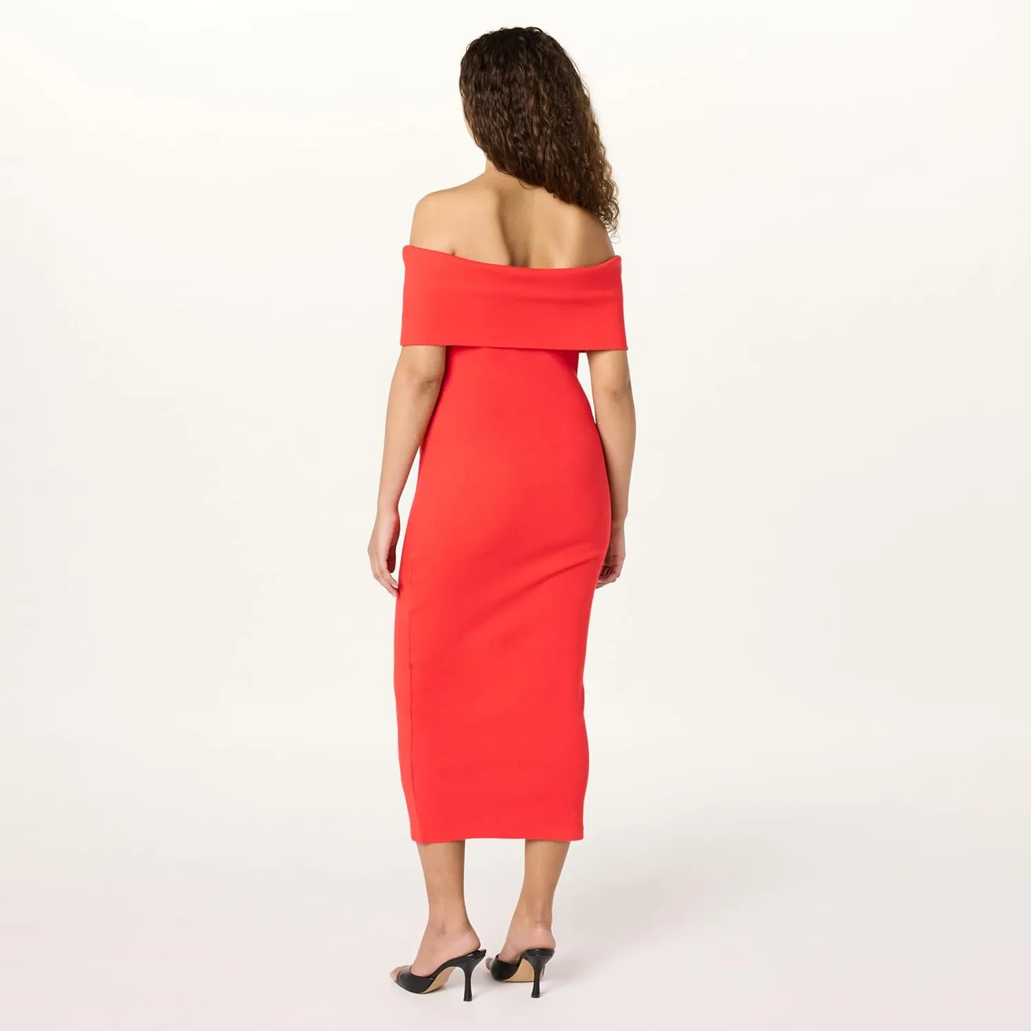The Drop Women's Lora Off The Shoulder Midi Sheath Dress