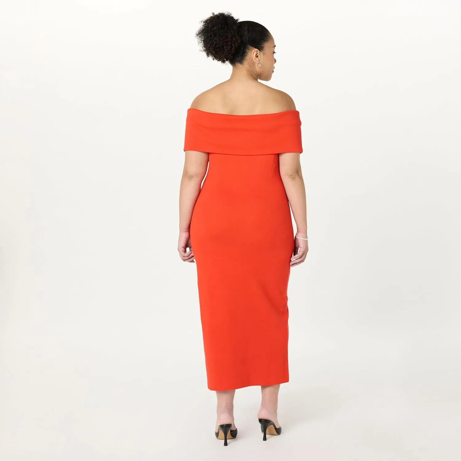 The Drop Women's Lora Off The Shoulder Midi Sheath Dress