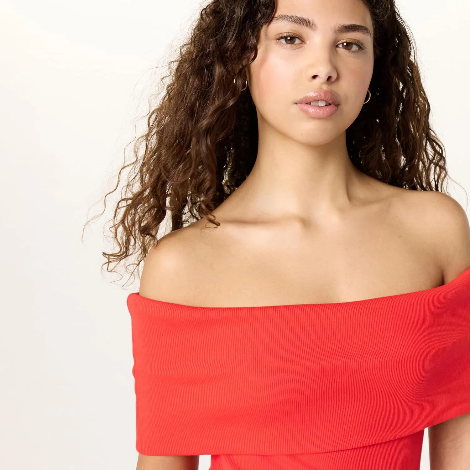 The Drop Women's Lora Off The Shoulder Midi Sheath Dress