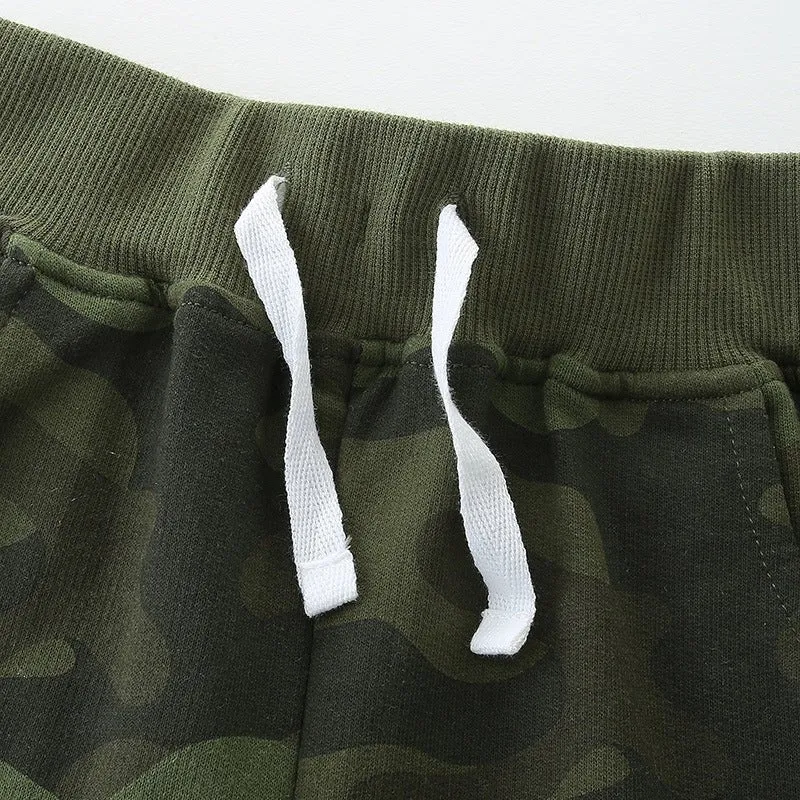 Toddler/Kid Boys Camouflage Design Shorts (3 Colors)
