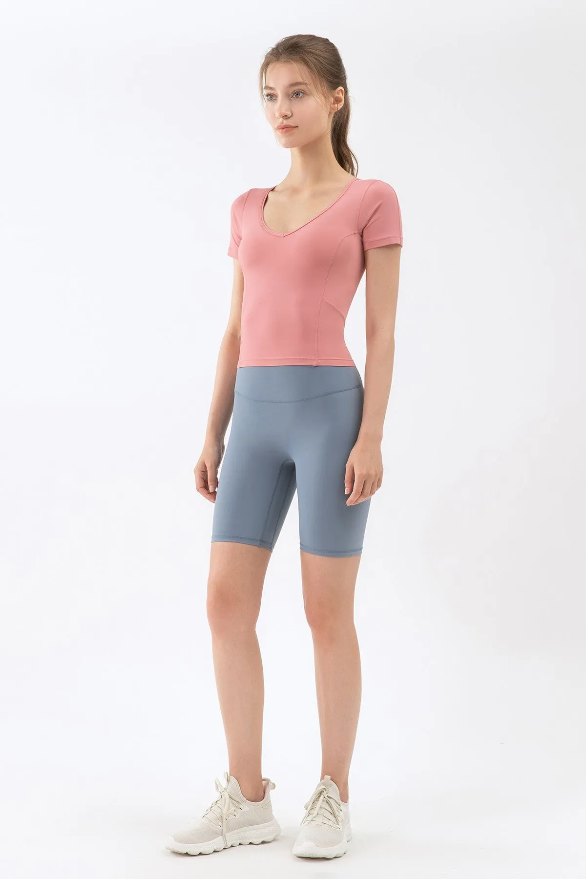 V Neck Short Sleeve T-Shirt