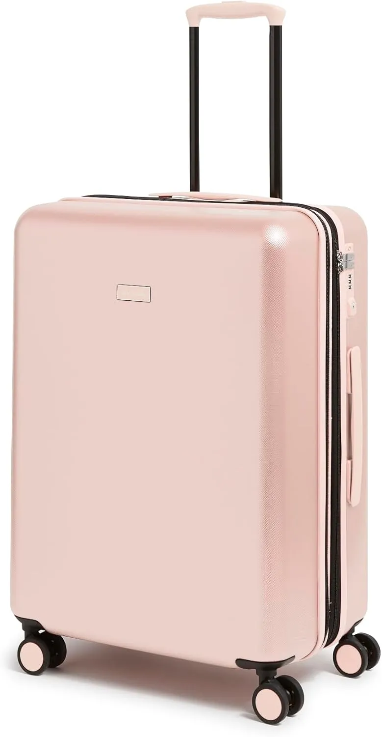 Vera Bradley Hardside Rolling Suitcase Luggage, Rose Quartz