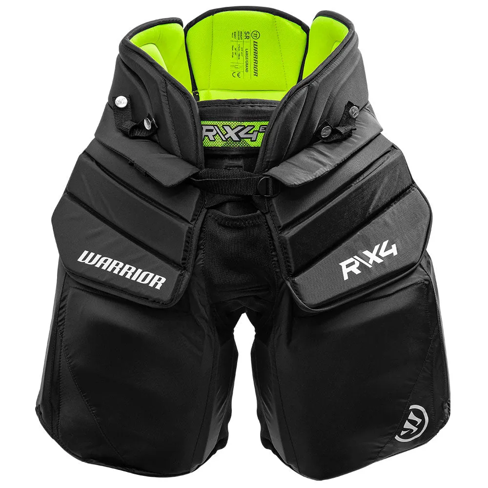 WARRIOR RITUAL X4 E INTERMEDIATE GOALIE PANTS