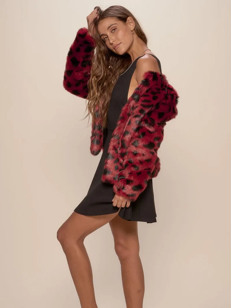 Wild Cat Faux Fur Bomber Jacket  | Women's