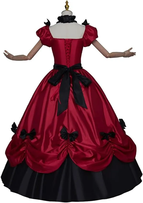 Women's Gothic Victorian Rococo Dress Civil War Southern Belle Tea Party Ball Gown Medieval Evening Dress
