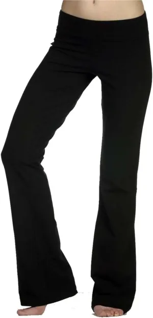 Women's Slimming Foldover Bootleg Flare Yoga Pants